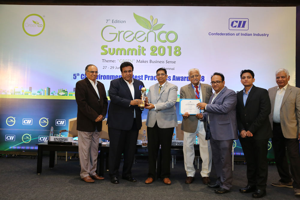 Tata Steel awarded the CII Environmental Best Practices Trophy 2018
