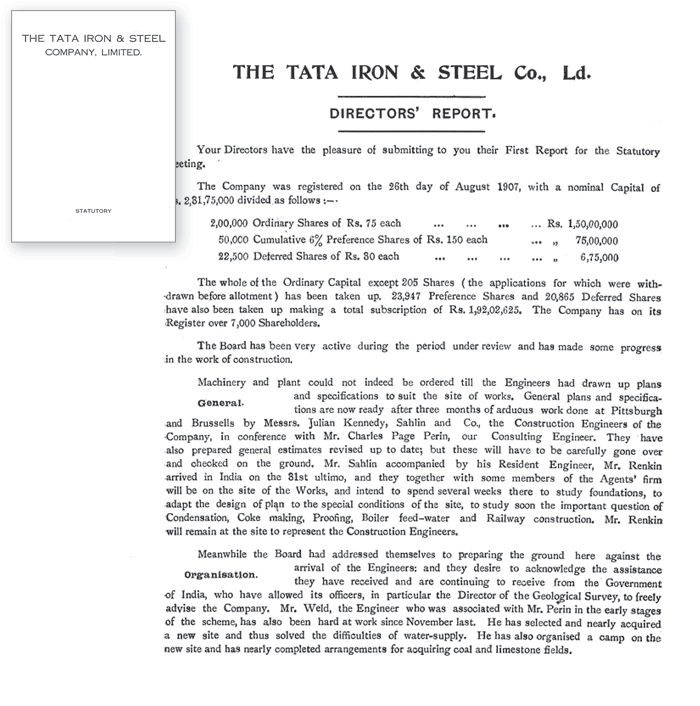 issue of prospectus of a company
