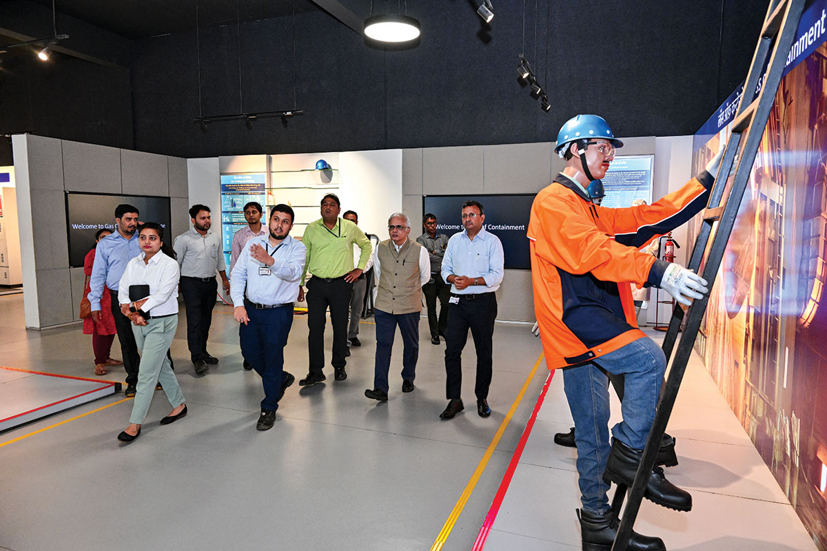 Dr Shekhar C Mande, Independent Director, visited the Safety Leadership Development Centre in Jamshedpur