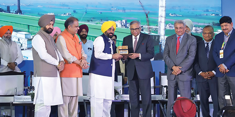 Inauguration of Tata Steel's first scrap-based EAF in Ludhiana, Punjab