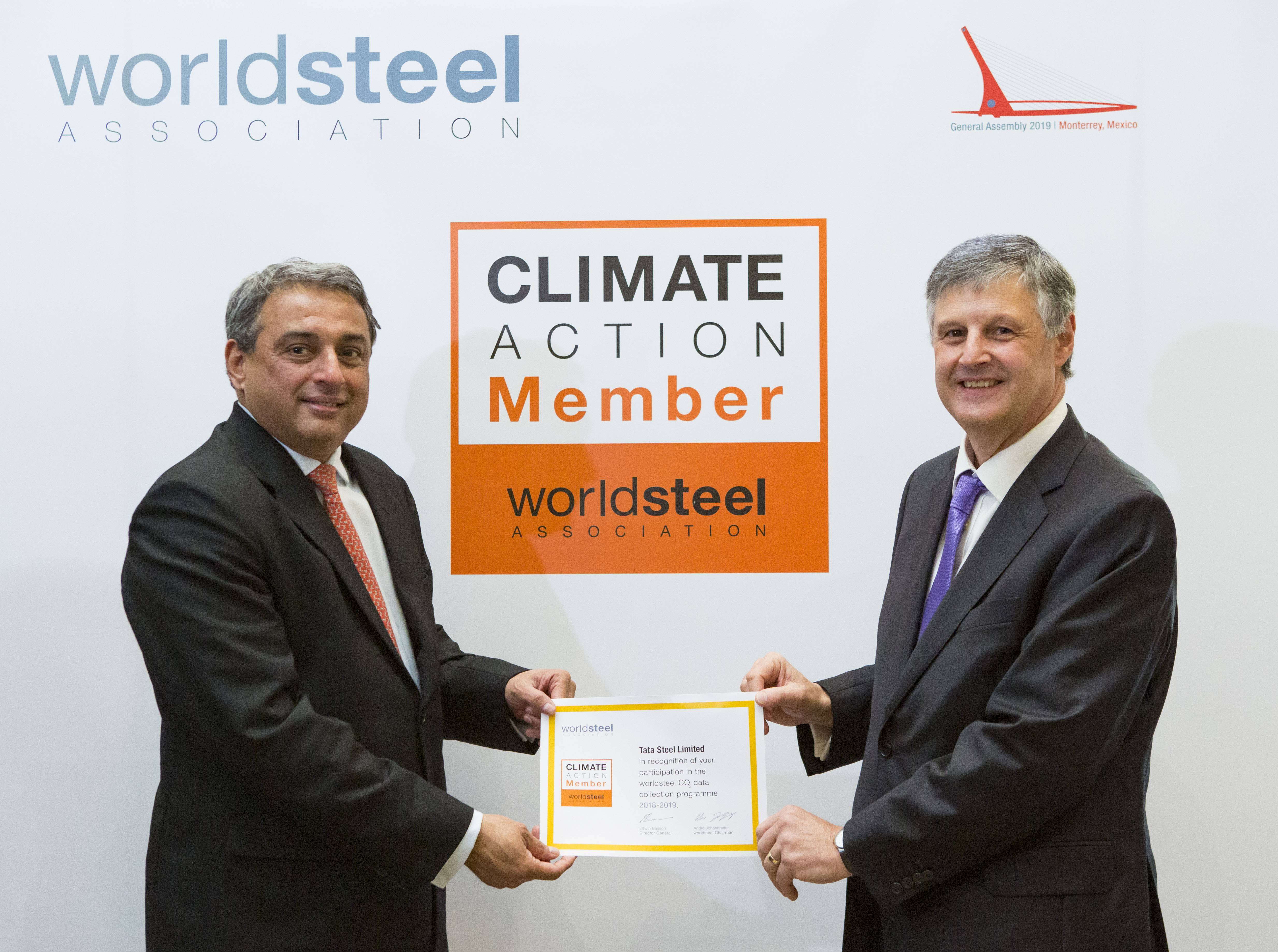 Tata Steel recognised by worldsteel as 2023 Steel Sustainability Champion  for the sixth consecutive year