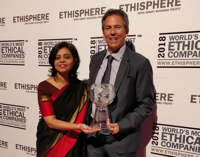 World’s Most Ethical Companies Award 2018