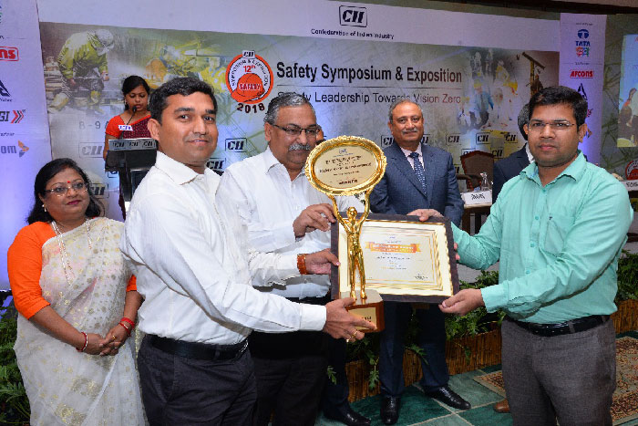 Health & Environment (SHE) Excellence Award 2017-18 from CII