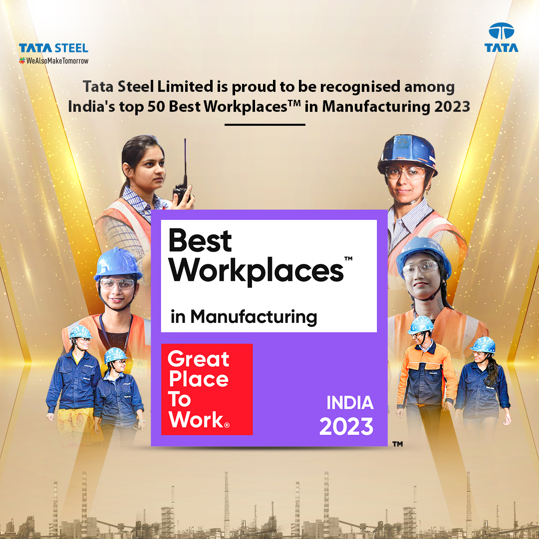 Tata Steel recognised by worldsteel as 2023 Steel Sustainability Champion  for the sixth consecutive year