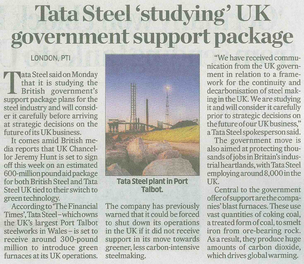 News  Tata Steel UK