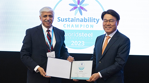 Tata Steel recognised by worldsteel as 2023 Steel Sustainability Champion  for the sixth consecutive year