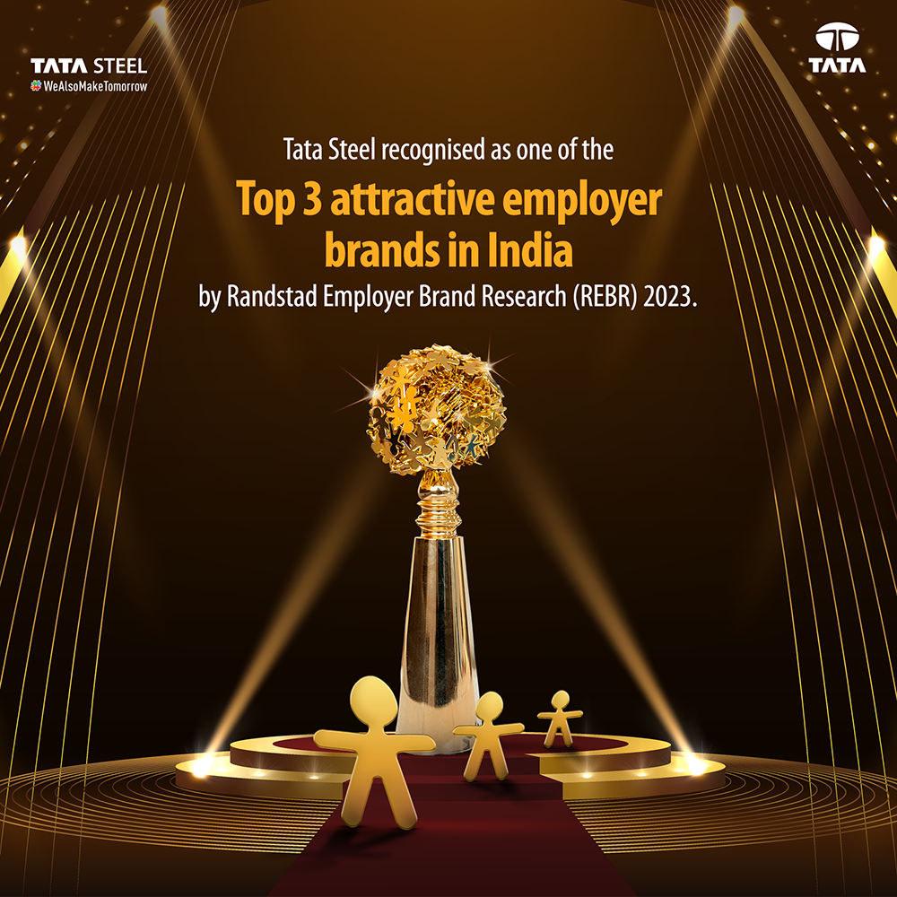 Tata Steel Among Top 3 Most Attractive Employers in India: Randstad  Employer Brand Research (REBR)