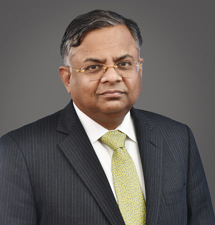 Mr Natarajan Chandrasekaran, Chairman of Tata Sons