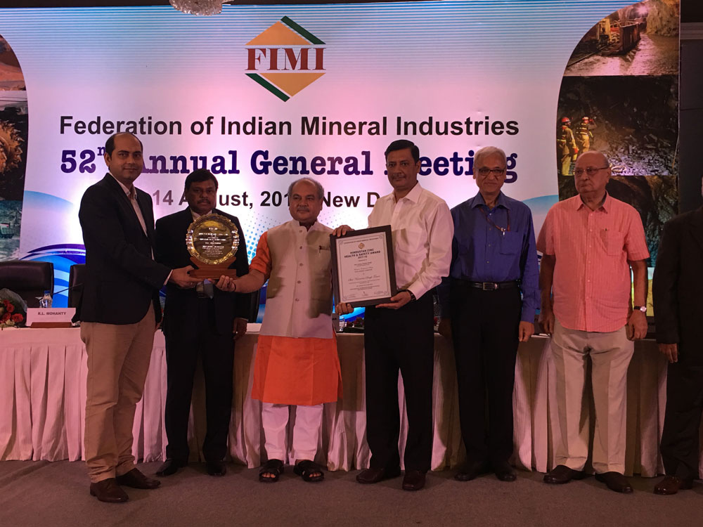 Bhelatand Colliery of Tata Steel conferred with FIMI award for Health & Safety