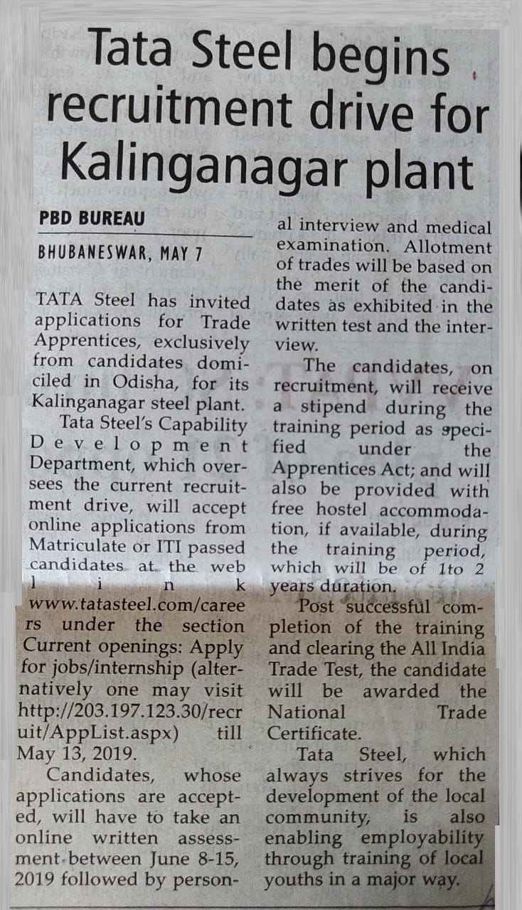 Tata Steel Recruiter & Career Page, Interviews